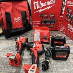 AS-IS Milwaukee M18 Compact Brushless 2-Tool Combo Kit