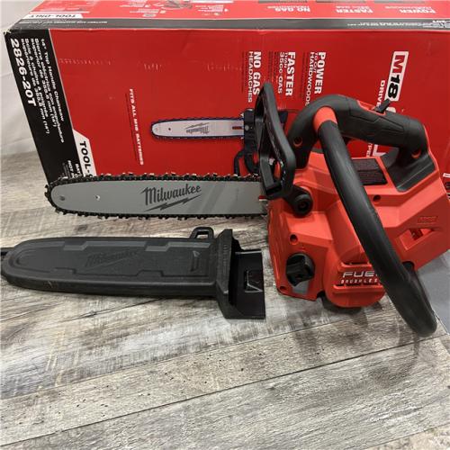 AS-IS Milwaukee Tool 2826-20T M18 FUEL 14  Top Handle 18-Volt Lithium-Ion Brushless Electric Cordless Chainsaw (Tool-Only)