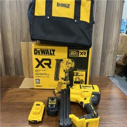 AS-IS DEWALT 20V MAX XR Lithium-Ion 18-Gauge Electric Cordless Brad Nailer Kit