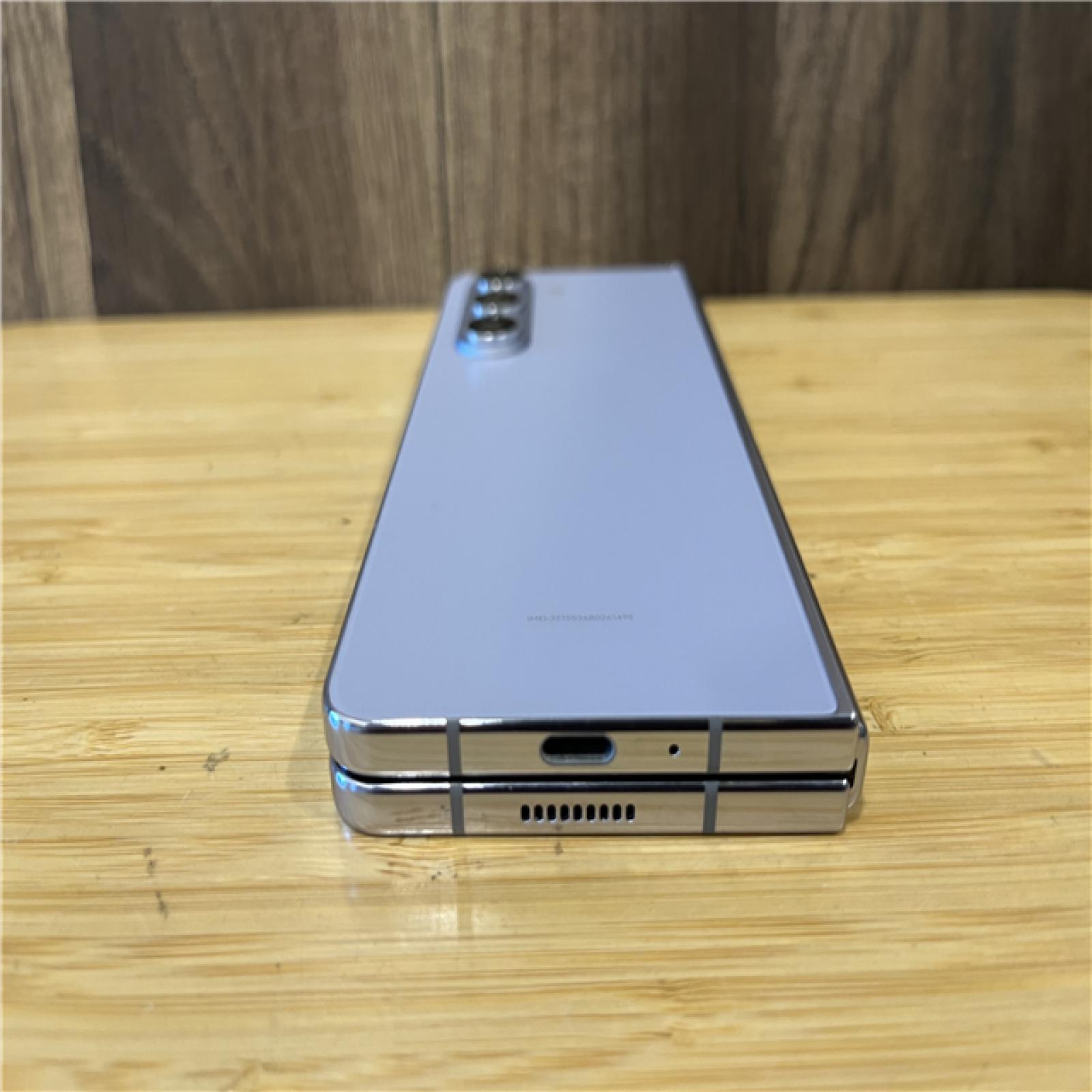 AS-IS Samsung Galaxy Z Fold5 256GB in Icy Blue