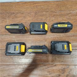 AS-IS Dewalt DCB201 20V MAX Lithium Ion Compact Battery Pack (1.5 AH) (6-PACK)