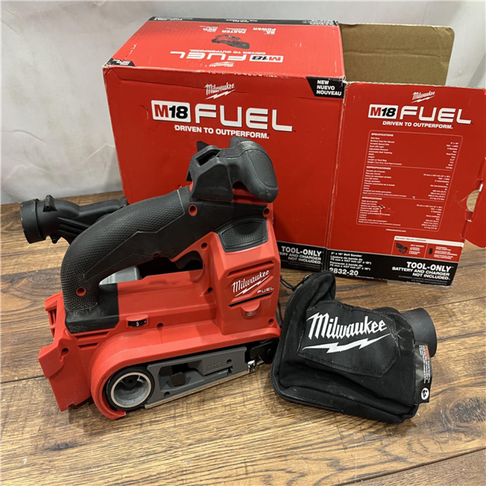 AS-IS M18 FUEL 18-Volt Lithium-Ion Cordless Belt Sander (Tool-Only)