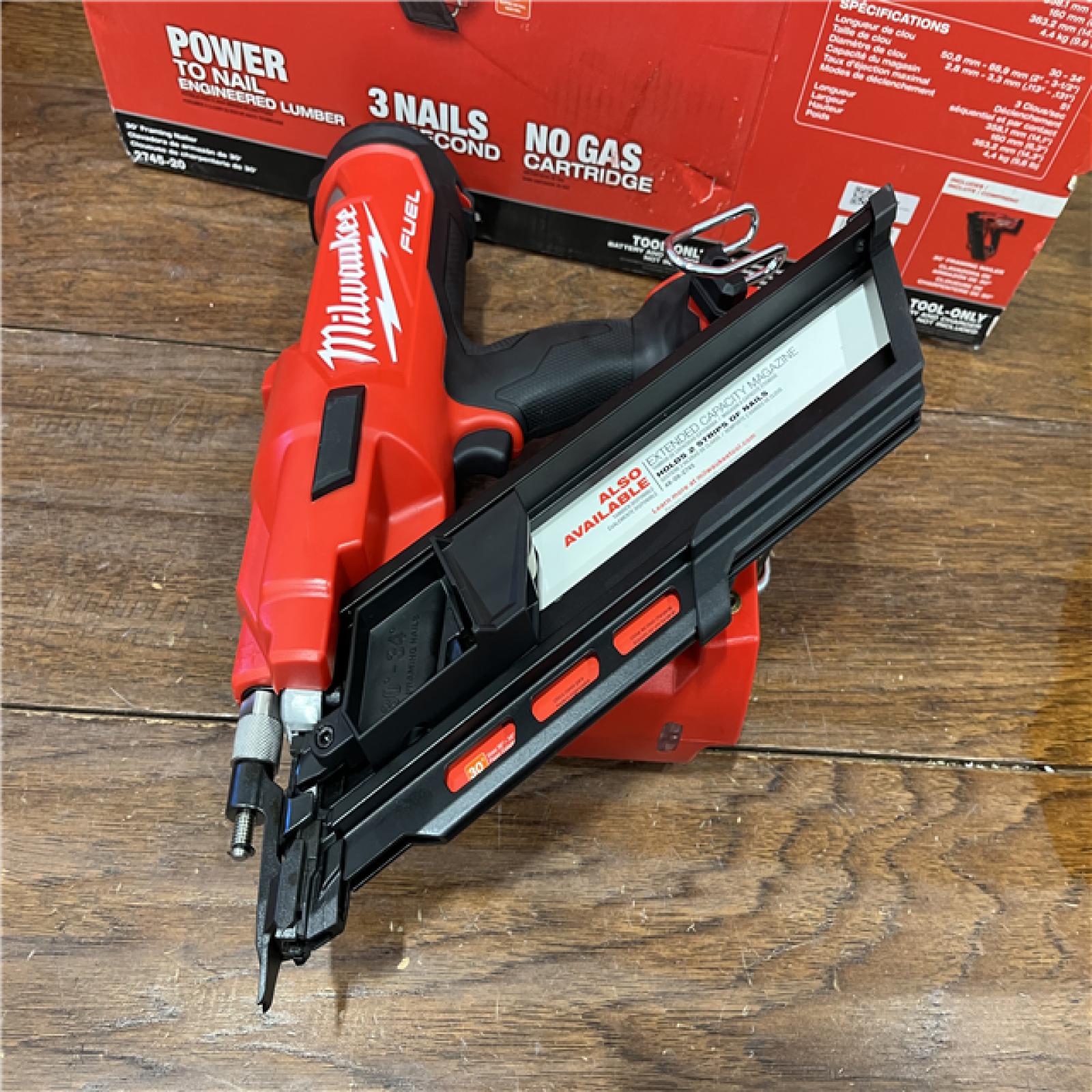 AS-ISMilwaukee M18 FUEL 30 Degree Framing Nailer