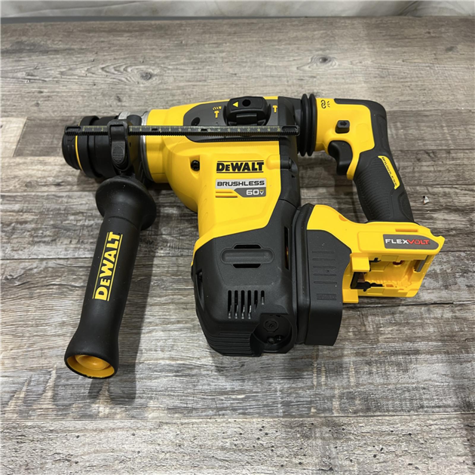 AS-IS DEWALT FLEXVOLT 60V MAX Cordless 1-1/4 in. SDS Plus Rotary Hammer (Tool Only)