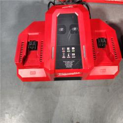 HOUSTON LOCATION - AS-IS M18 18V Lithium-Ion REDLITHIUM FORGE 8.0 Ah Battery Pack with M18 18V Dual Bay Simultaneous Super Charger