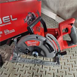 HOUSTON LOCATION - AS-IS (APPEARS LIKE NEW) Milwaukee 2830-20 Rear Handle Circular Saw M18 FUEL 7-1/4  Cordless Brushless Tool Only