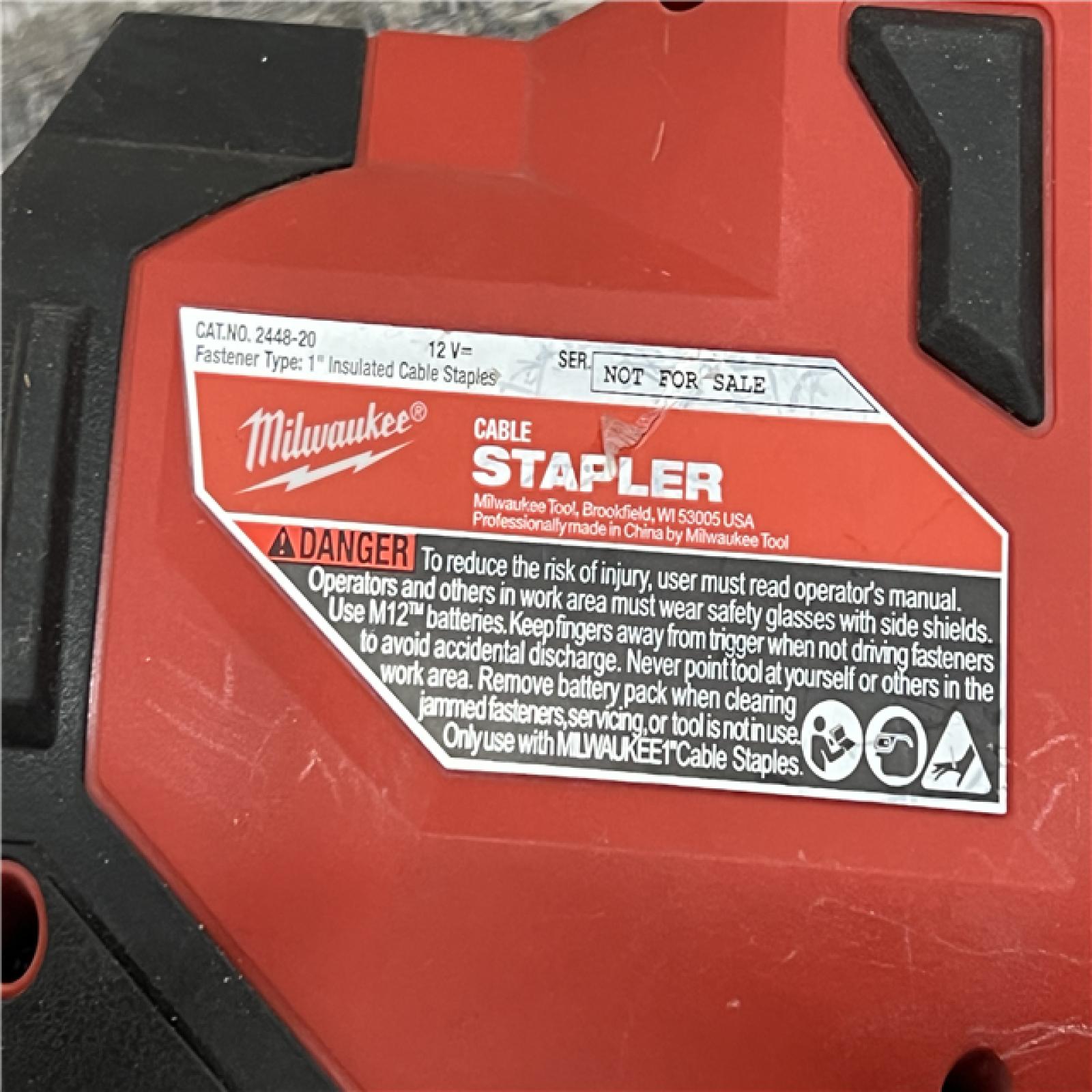 AS-IS Milwaukee M12 Cable Stapler