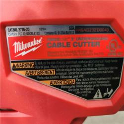 Phoenix Location NEW Milwaukee M18 18V Lithium-Ion Cordless FORCE LOGIC 3 in. Underground Cable Cutter W/ (1) 5.0Ah Battery, Charger, Tool Bag 2776-21