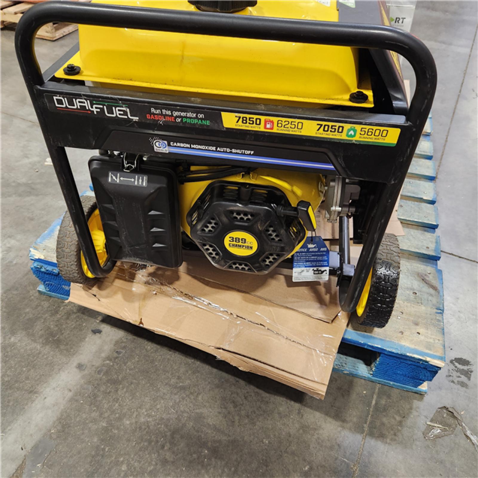 Dallas Location - As-Is Champion Power Equipment 7850/6250-Watt Gasoline Fuel Portable Generator