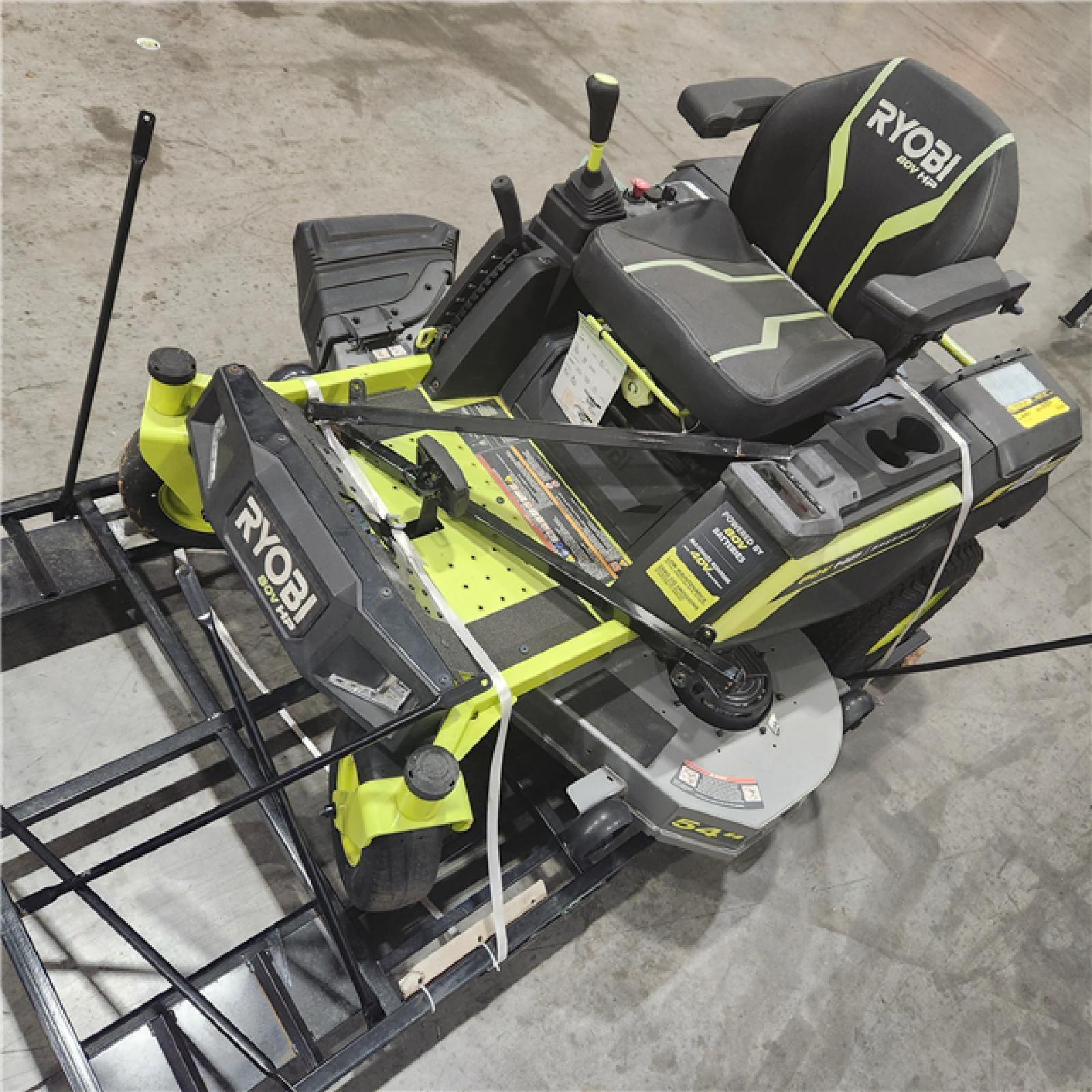 Dallas Location - As-Is Ryobi 80V HP BRUSHLESS 54 RIDING MOWER