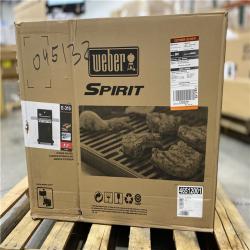 DALLAS LOCATION - Weber Spirit E-315 3-Burner Liquid Propane Gas Grill in Black