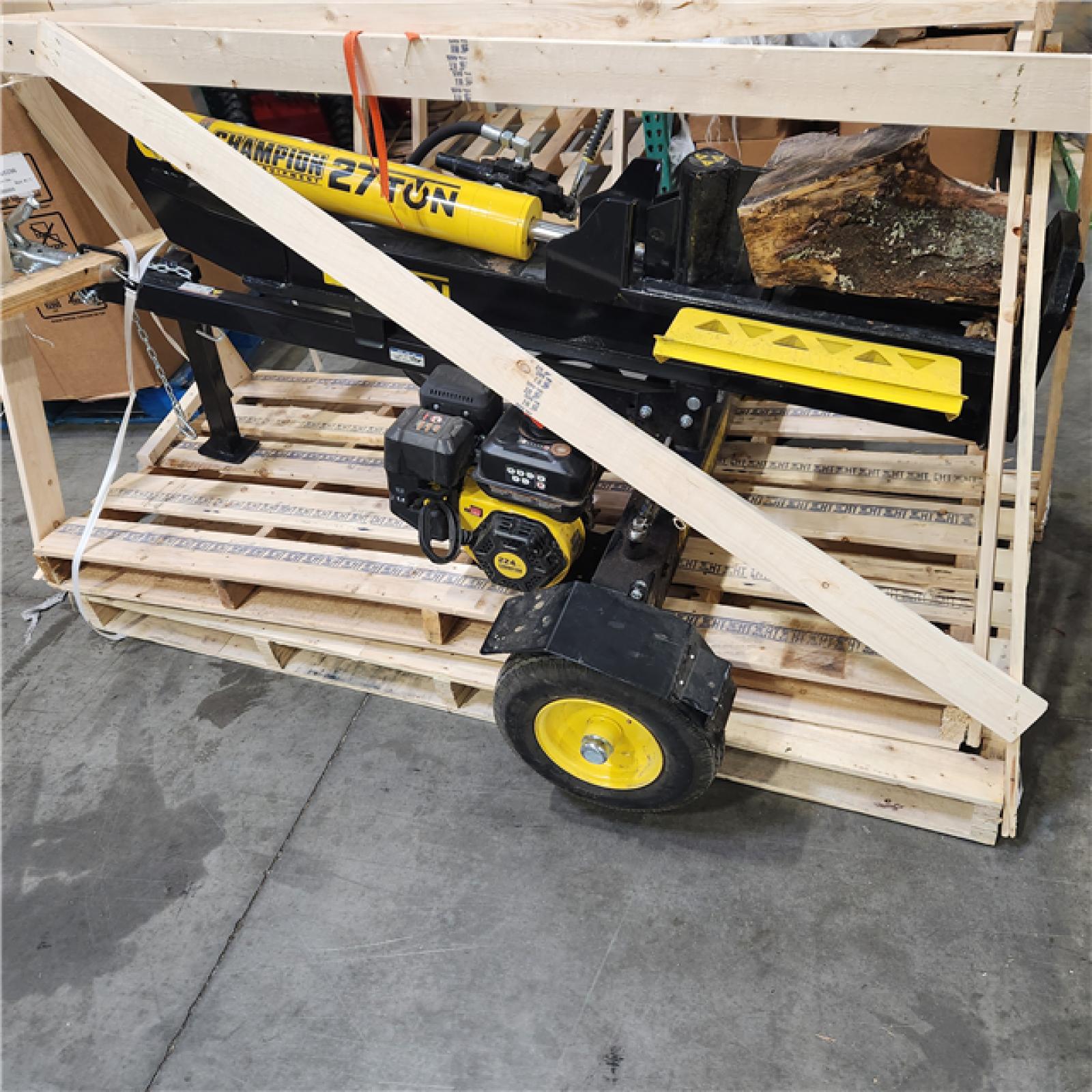 Dallas Location - As-Is Champion Power Equipment 27-Ton Gas Log Splitter