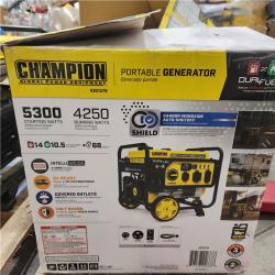 Dallas Location - As-Is Champion Power Equipment 5300/4250-Watt Gasoline Portable Generator