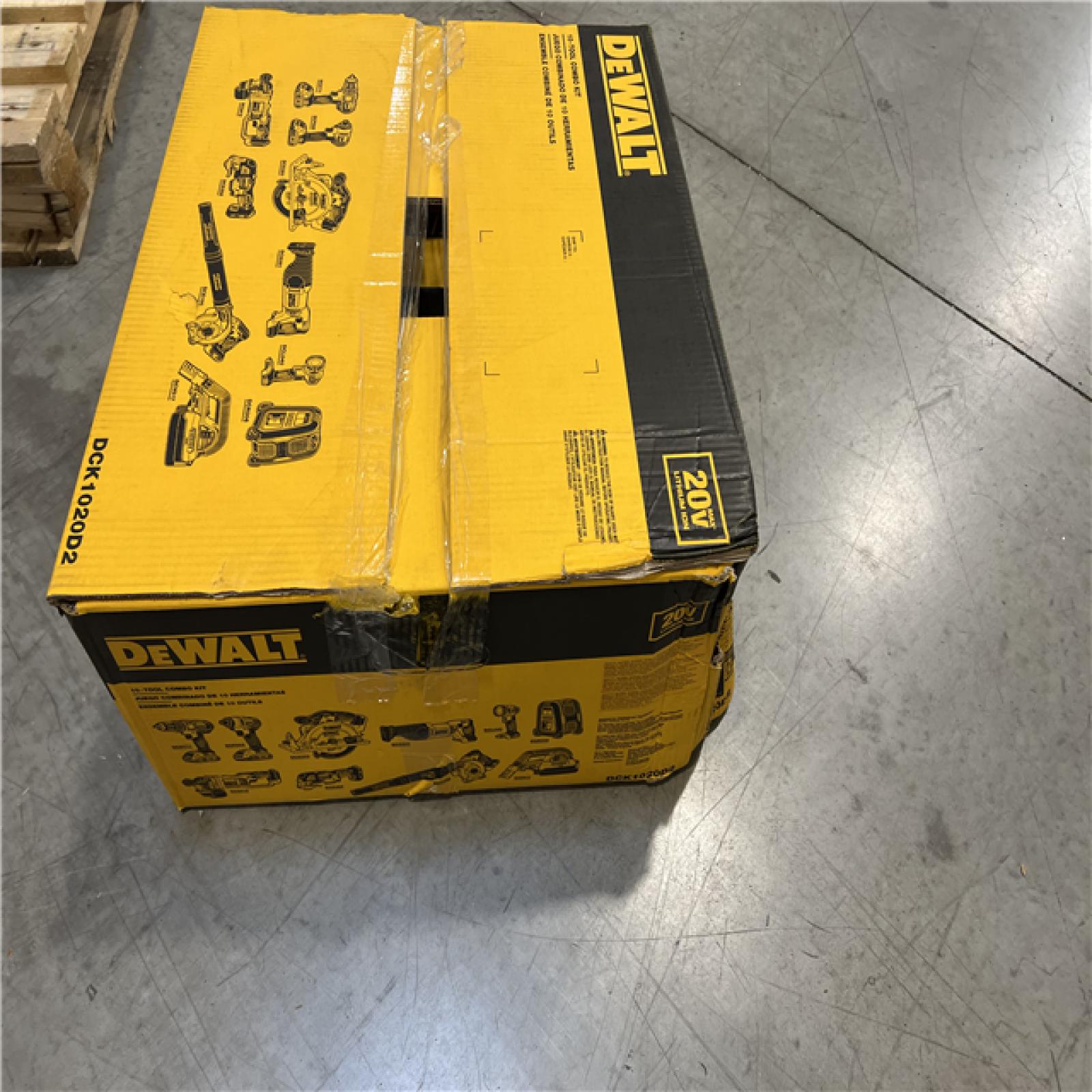 NEW! - DEWALT 20V MAX Cordless 10 Tool Combo Kit with (2) 20V 2.0Ah Batteries, Charger, and Bag