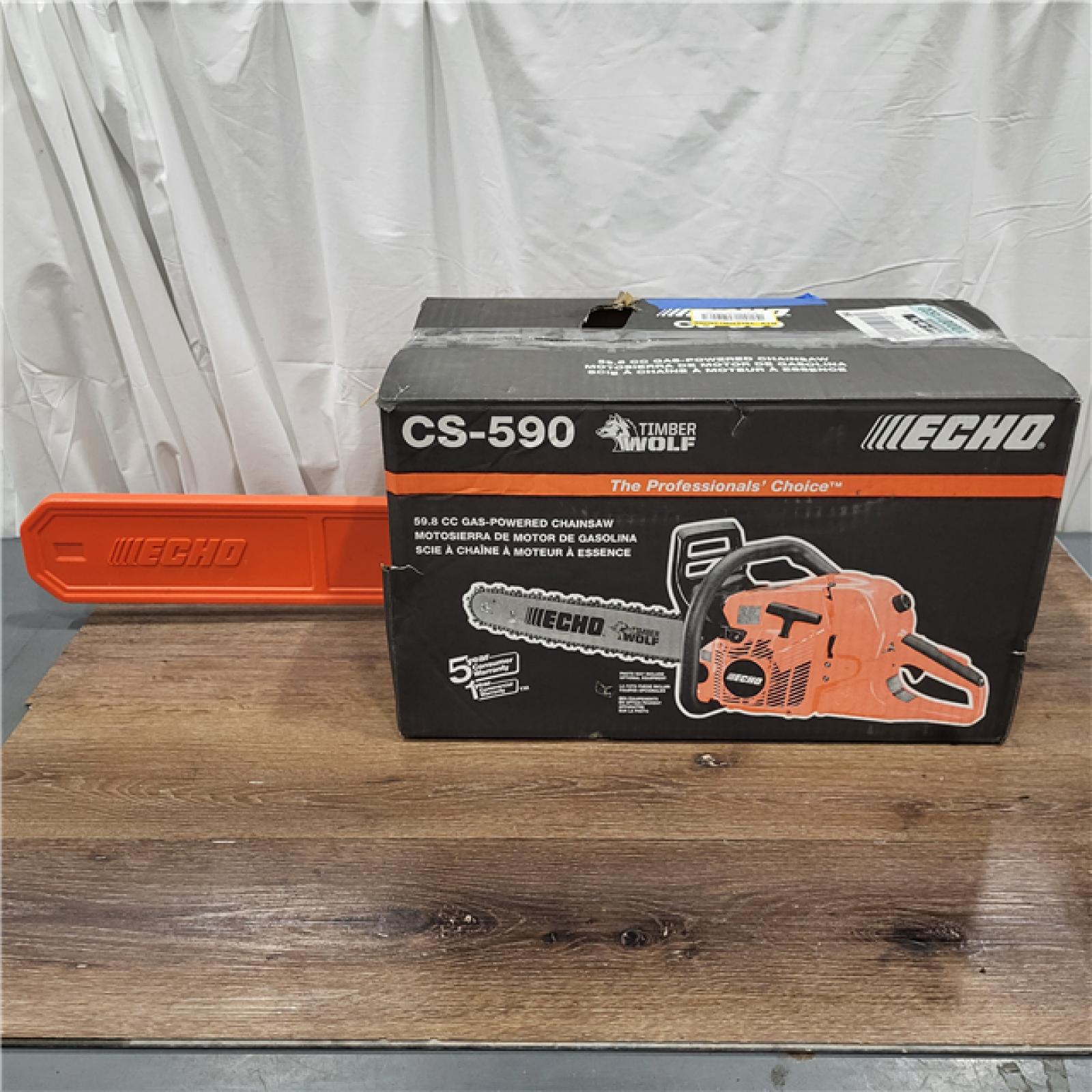 AS-IS ECHO 20 in. 59.8 Cc Gas 2-Stroke Rear Handle Timber Wolf Chainsaw