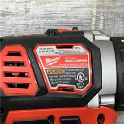 AS-IS Milwaukee M18 18V Cordless Brushed 2 Tool Drill/Driver and Impact Driver Kit