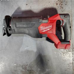 HOUSTON LOCATION - AS-IS Milwaukee M18 18V Fuel Sawzall 1-1/4  Reciprocating Saw Cordless Lithium-Ion Brushless 2821-20 (TOOL ONLY)