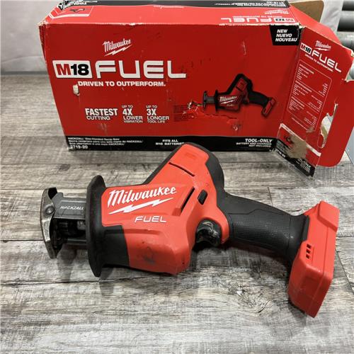 AS-IS MILWAUKEE M18 FUEL 18V Lithium-Ion Brushless Cordless HACKZALL Reciprocating Saw (Tool-Only)