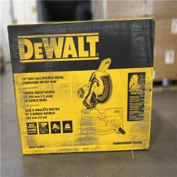 new! Dewalt 15 Amp Corded 12 in. Double-Bevel Compound Miter Saw