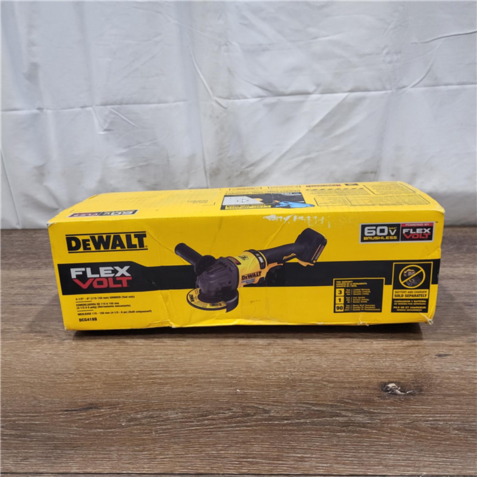 AS-IS DeWalt FLEXVOLT 60V MAX Cordless Grinder  4.5 - 6   9000 RPM  1 EA (115-DCG418B)