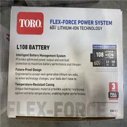 NEW! - TORO 60V MAX* Flex-Force 2.0Ah Lithium-Ion Battery - (15 UNITS)