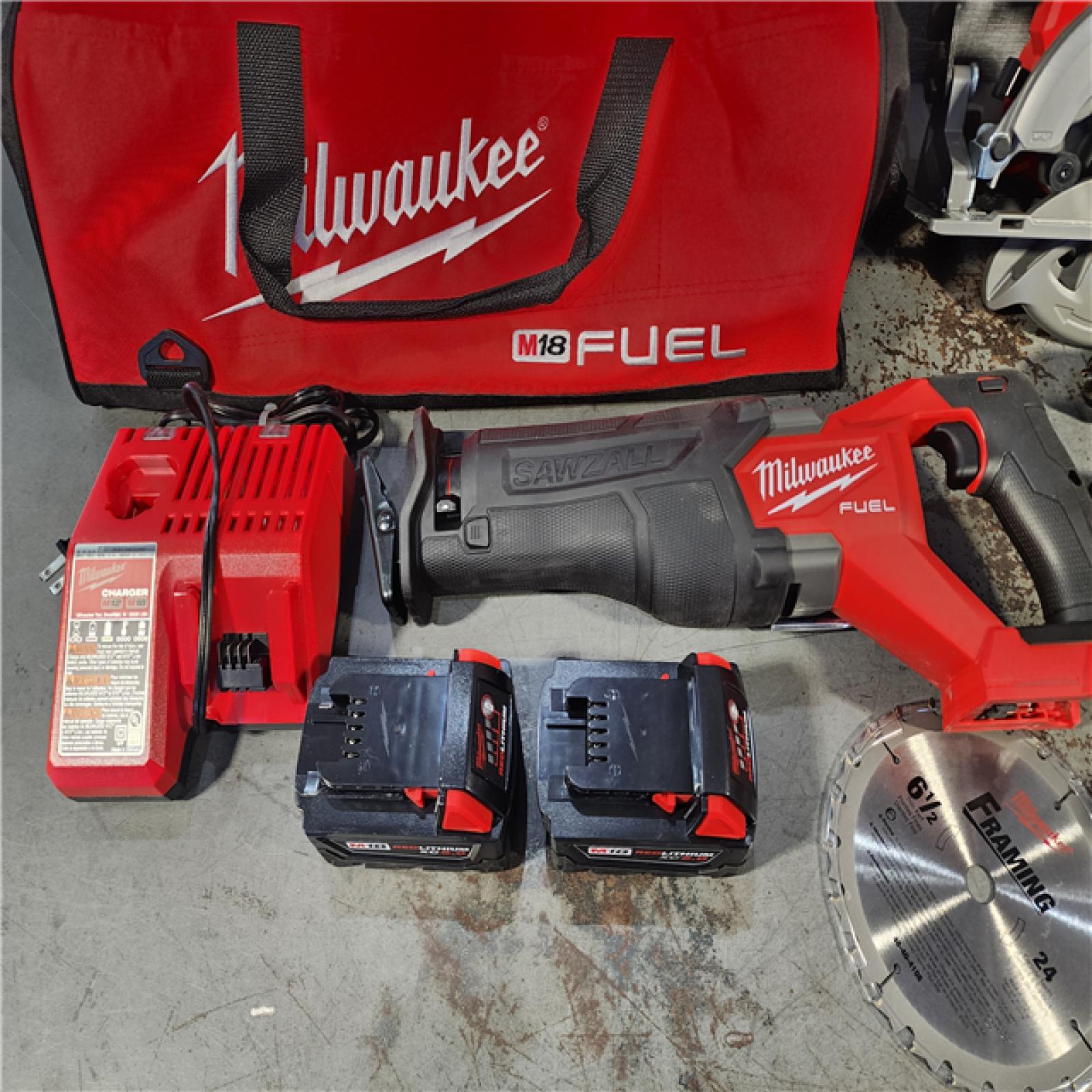 HOUSTON LOCATION - AS-IS Milwaukee 3697-25 M18 Fuel 18 V 5 Amps Cordless Brushless 5 Tool