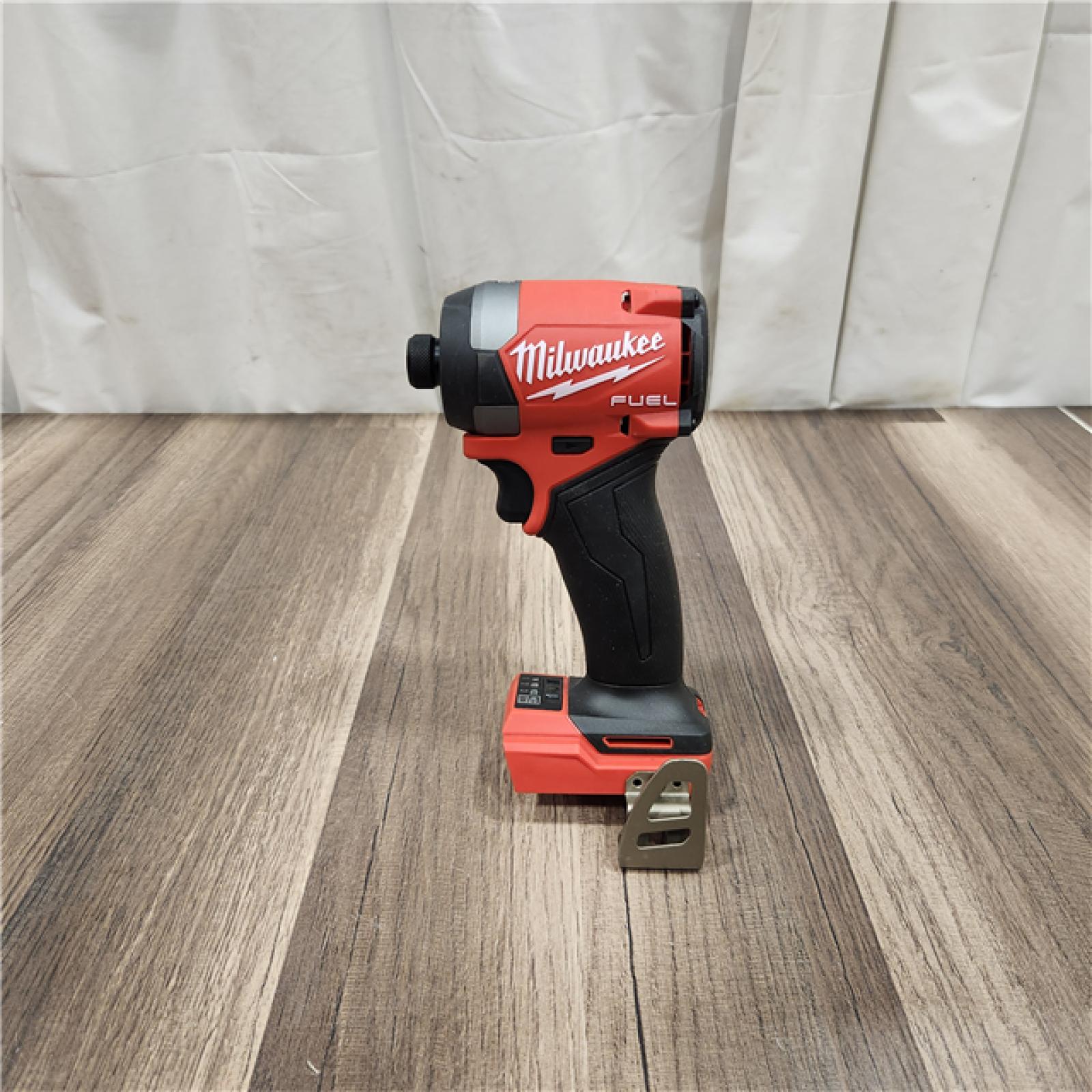 AS IS Milwaukee 2953-20 18V Lithium-Ion Brushless Cordless 1/4   Hex Impact Driver Bare Tool  Red