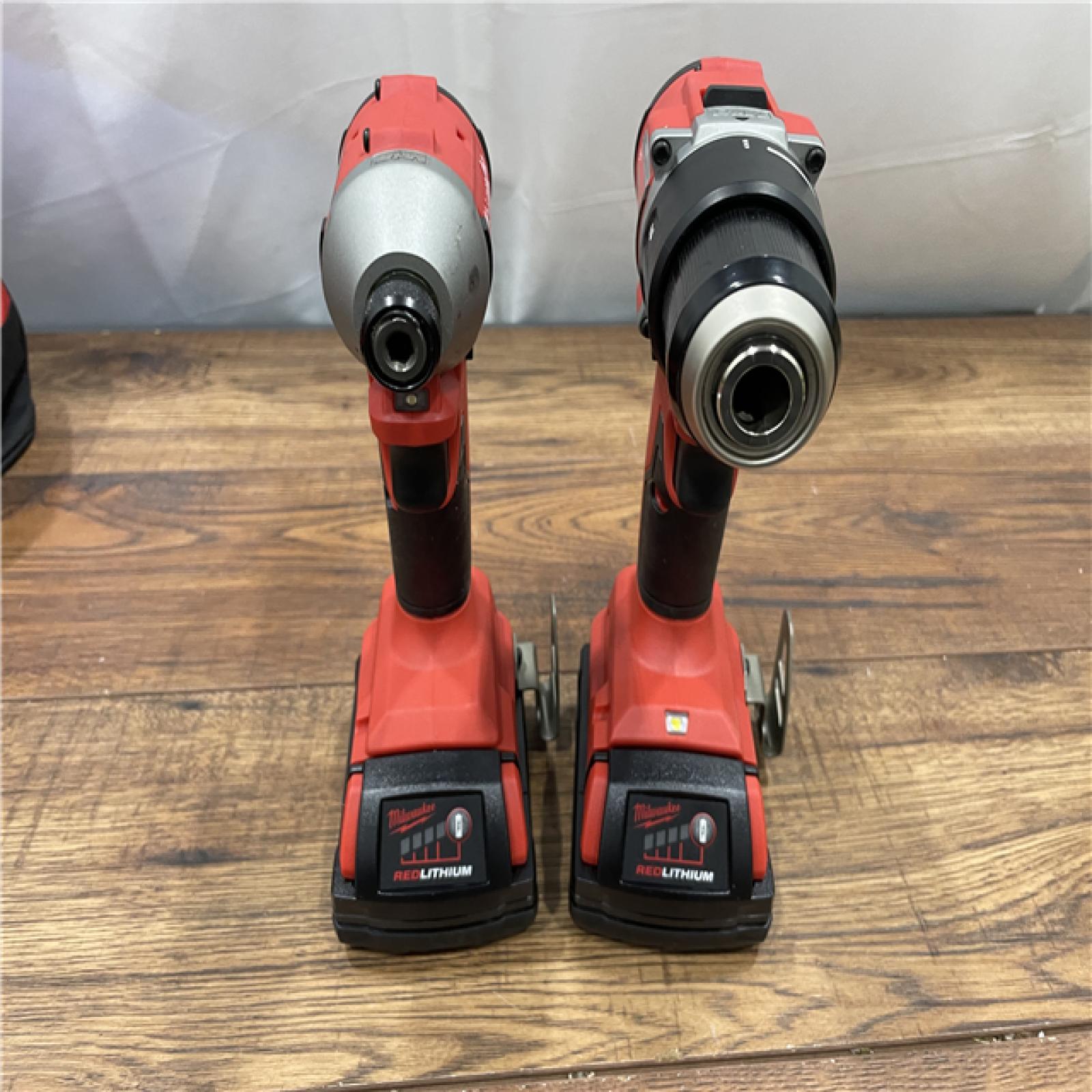 AS-IS Milwaukee M18 18V Lithium-Ion Brushless Cordless Compact Drill/Impact Combo Kit (2-Tool)