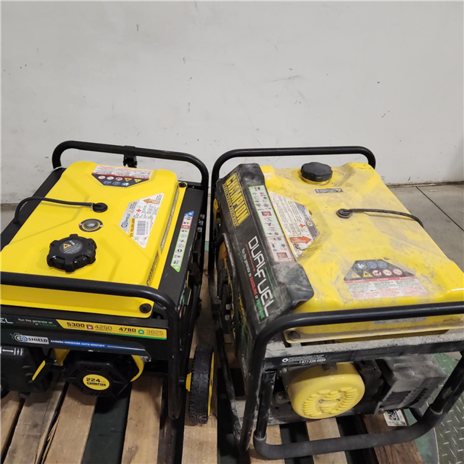 Dallas Location - As-Is Champion Power Equipment Watt  Gas Portable Generator(Lot Of 2)