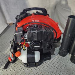 Houston location AS-IS ECHO 216 MPH 517 CFM 58.2cc Gas 2-Stroke Backpack Leaf Blower with Tube Throttle