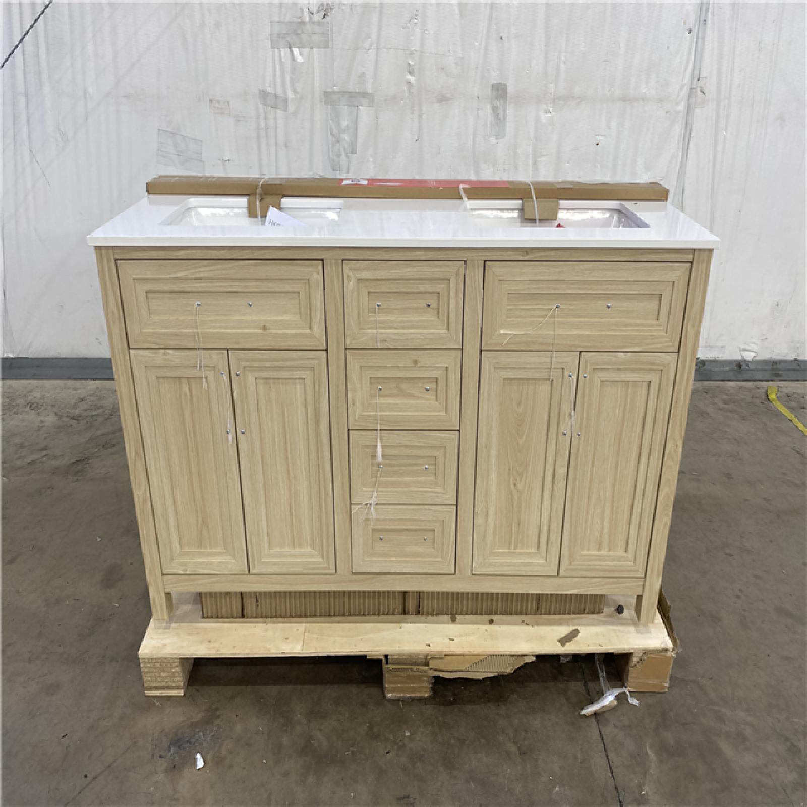 Houston Location - AS-IS Home Decorator Collection Beaufort 60in. Vanity