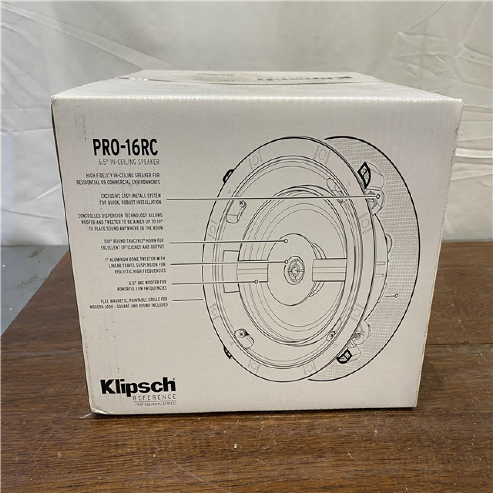 NEW! Klipsch PRO-16-RC in-Ceiling Speaker