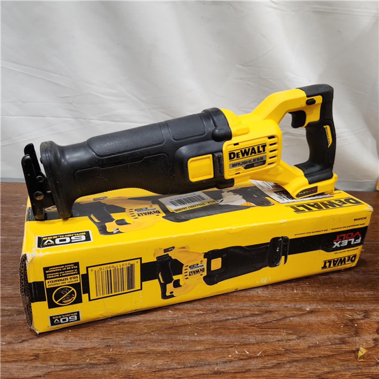 AS-IS DeWalt DCS389B FLEXVOLT 60V MAX Cordless Brushless Reciprocating Saw (Tool-Only)