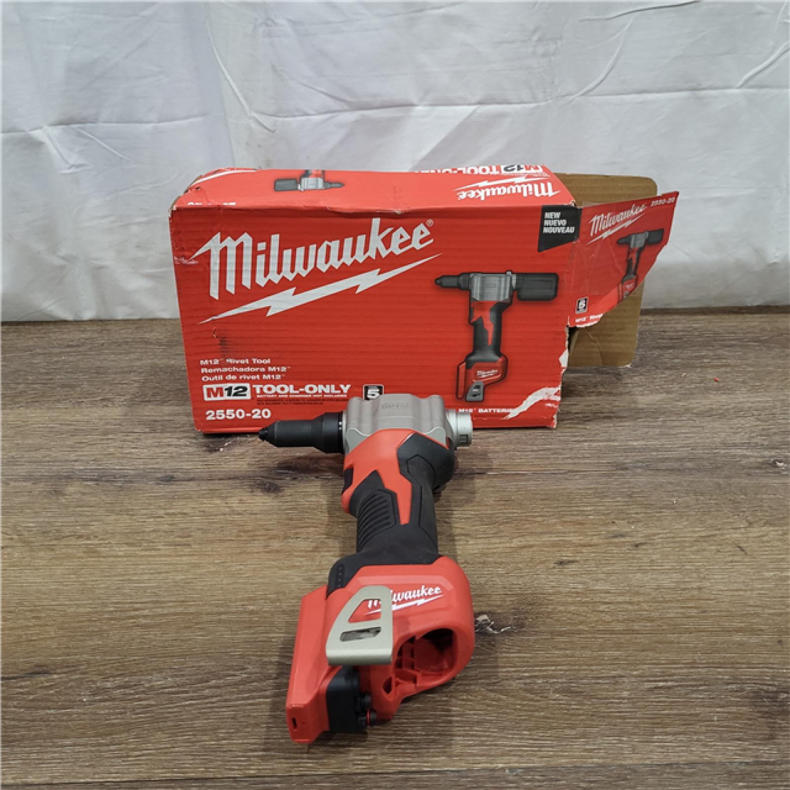 AS-IS M12 12-Volt Lithium-Ion Cordless Rivet Tool (Tool-Only)