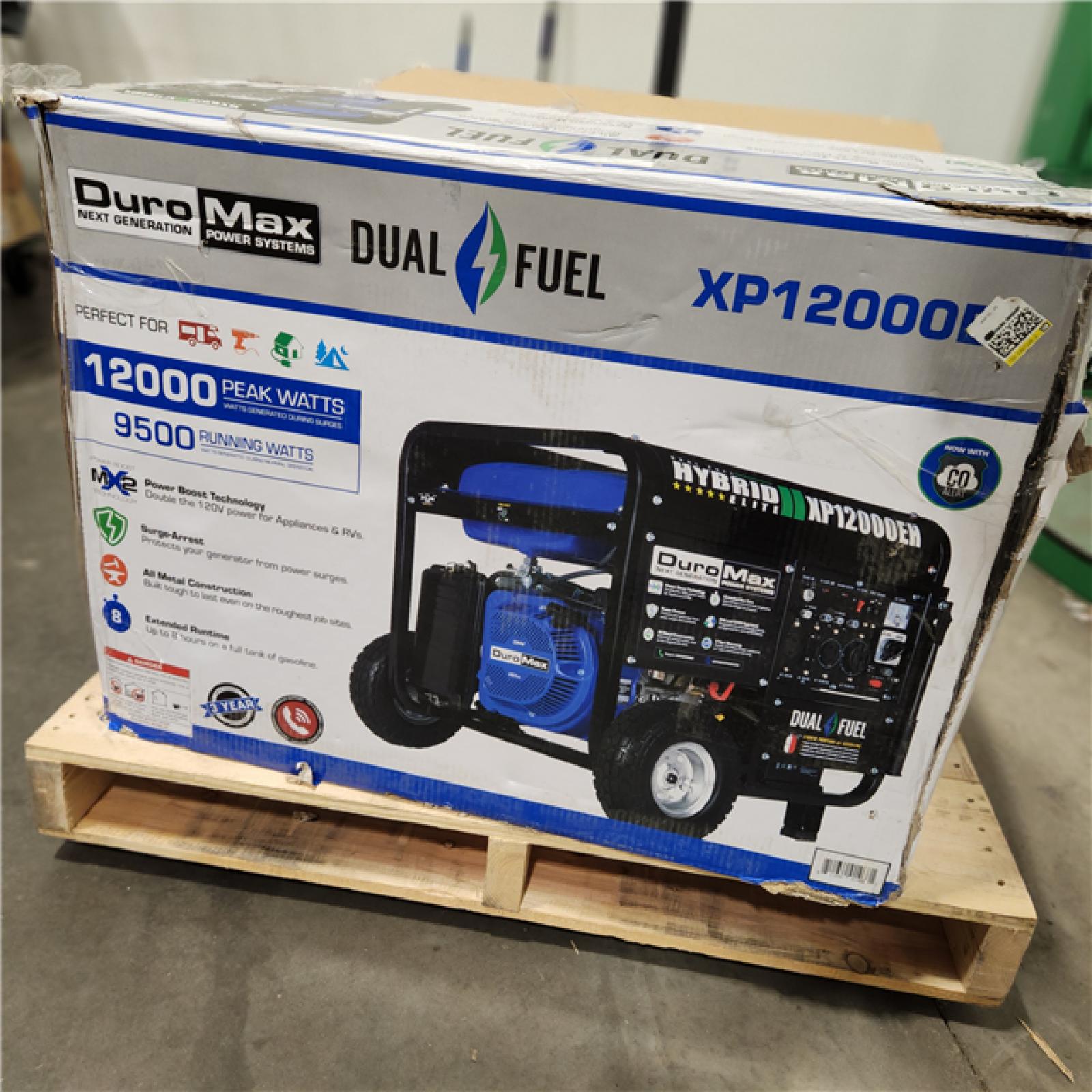 Dallas Location - As-Is DuroMax XP12000EH Generator-12000 Watt Gas-Appears Like New Condition