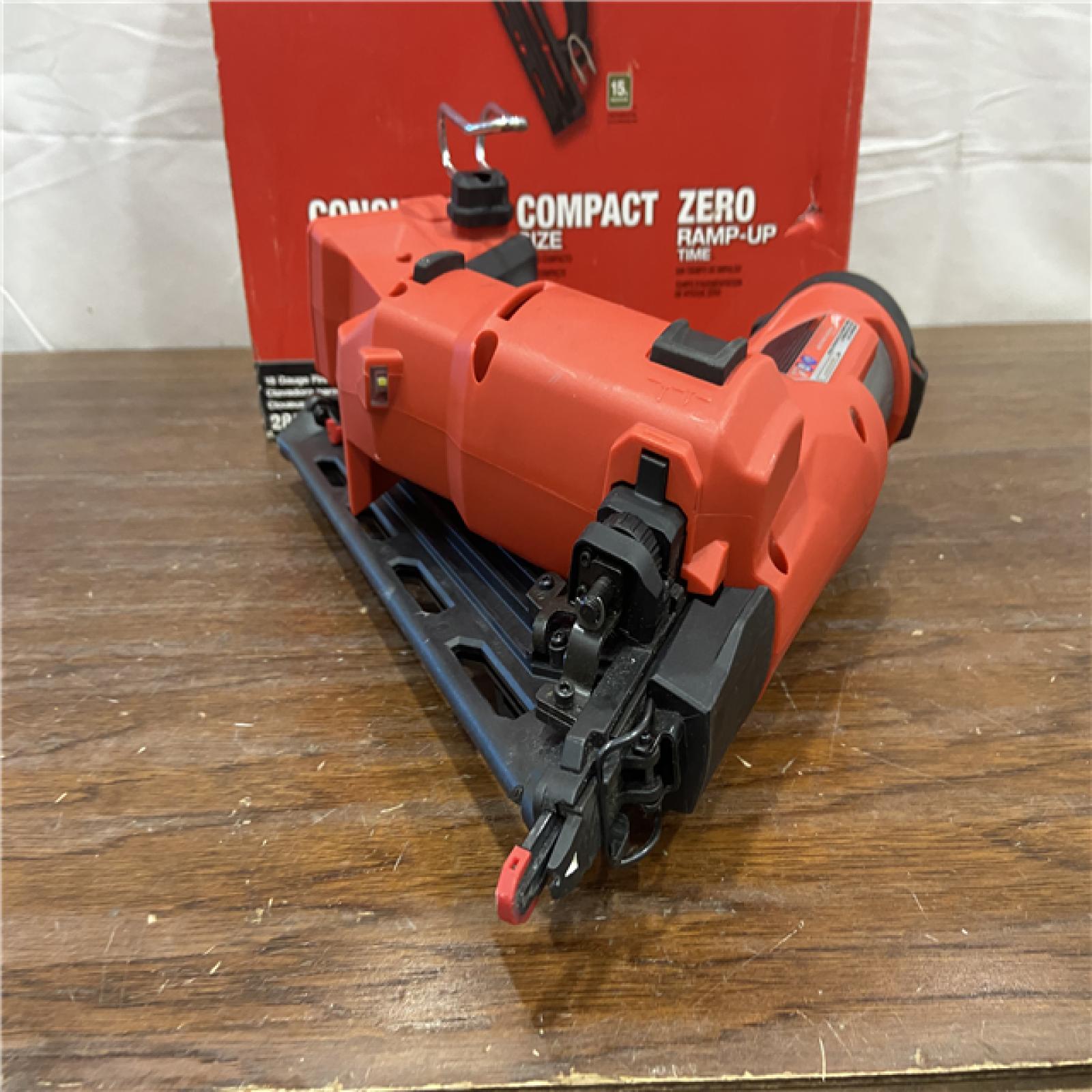 AS-IS Milwaukee  18V FUEL 15 Ga. 18 Volt Brushless Angled Finish Nailer ( TOOL ONLY)