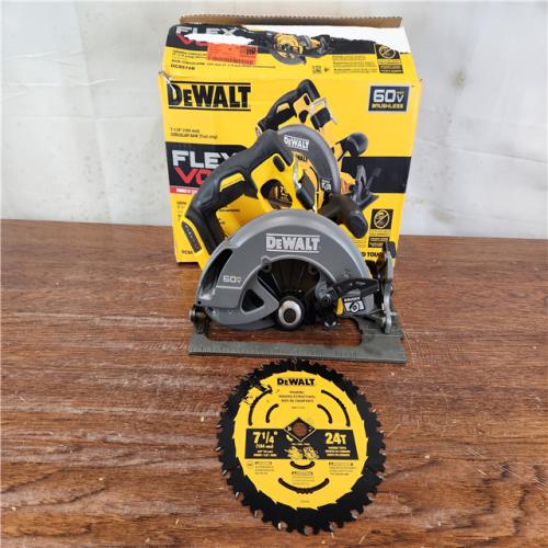 AS-IS DeWalt FLEXVOLT 60V MAX Cordless Brushless 7-1/4 in. Circular Saw with Brake (Tool Only)