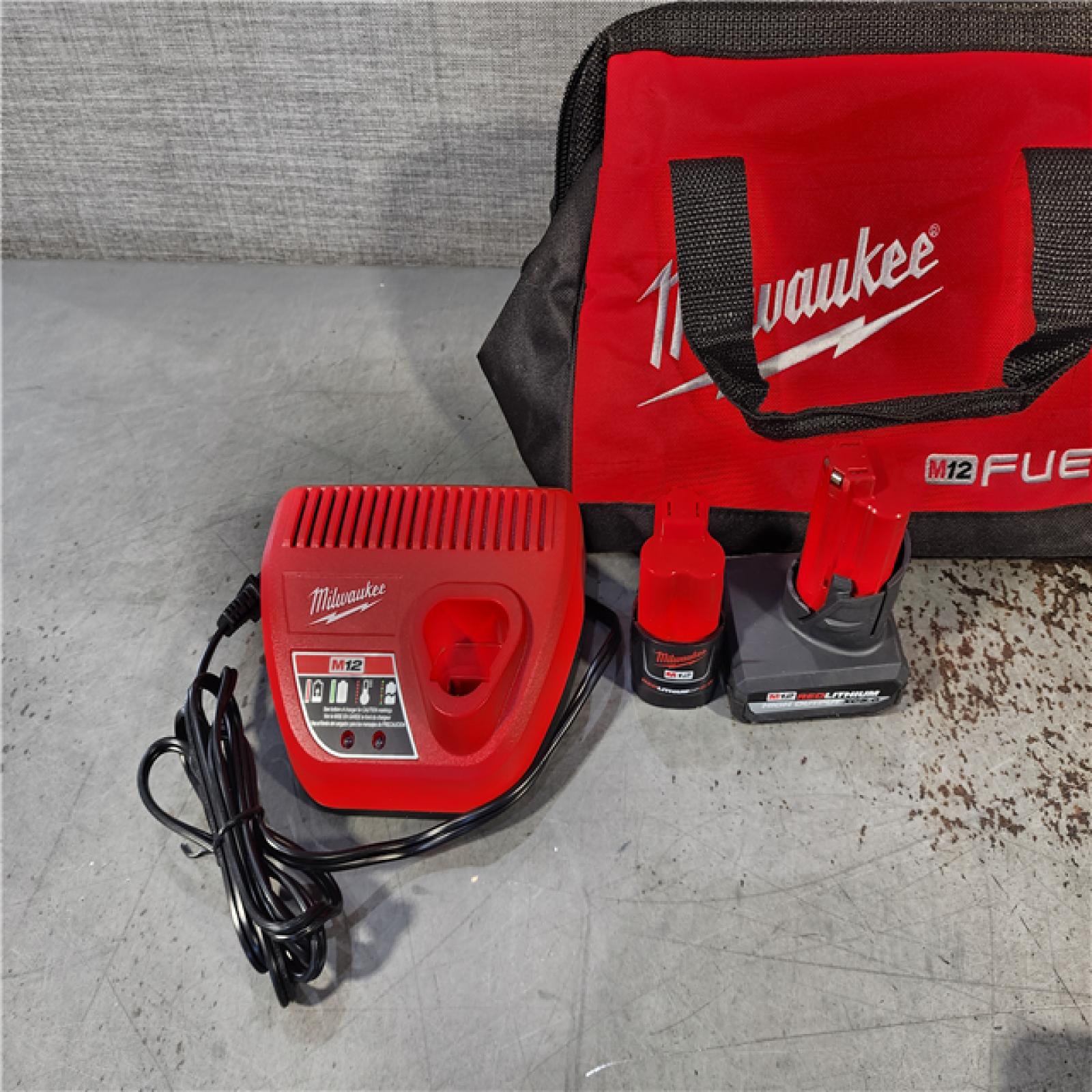 HOUSTON LOCATION - AS-IS (APPEARS LIKE NEW) Milwaukee 3497-22 12V Brushless Hammer Drill and Impact Driver Combo Kit