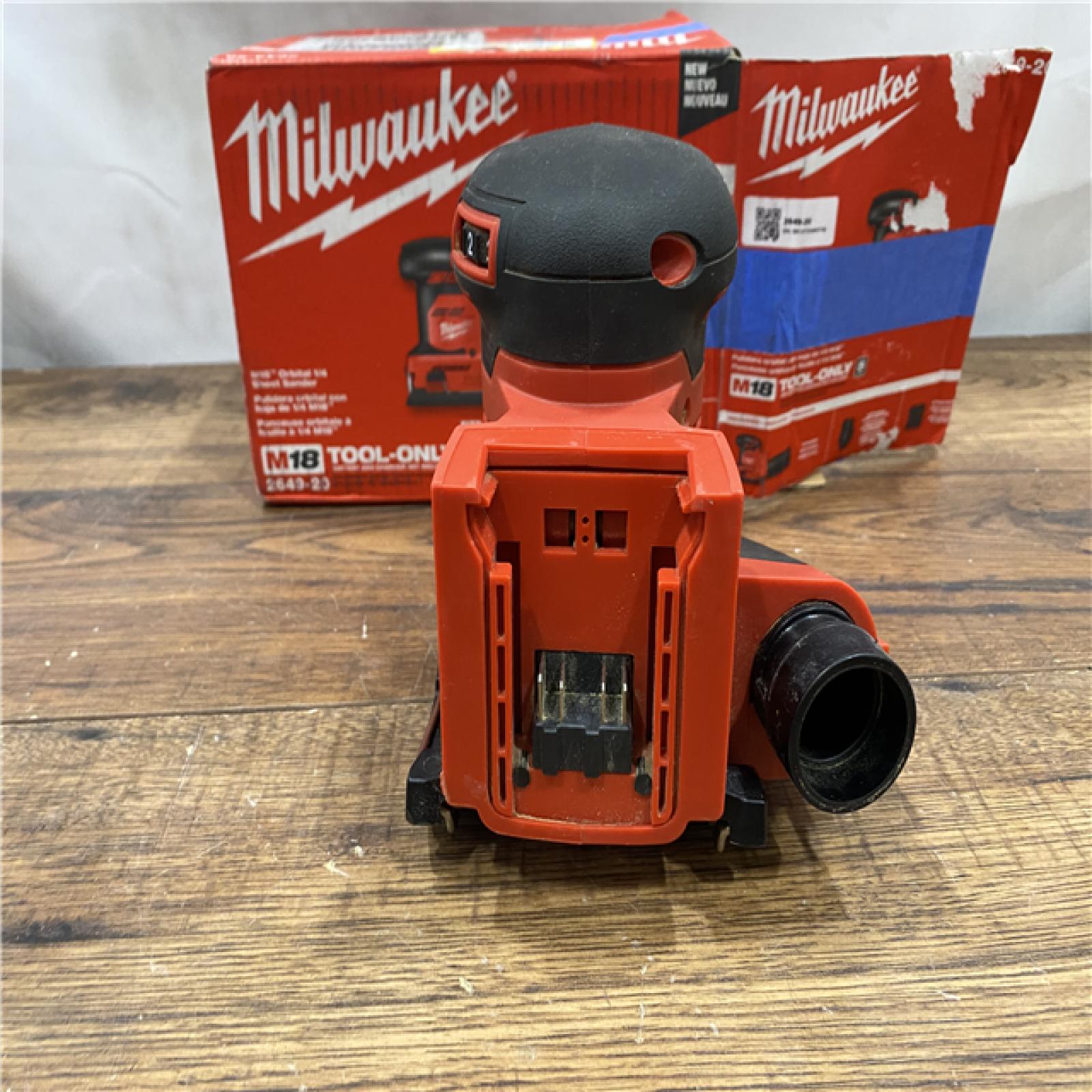 AS IS Milwaukee 1/4 in. Sheet Sander (Tool-Only)