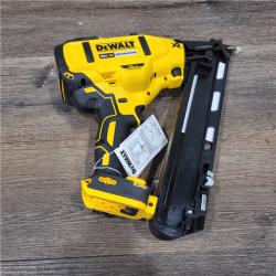 AS-IS DEWALT 20V MAX XR 15 Ga. Cordless 34 Deg Nailer 20 V