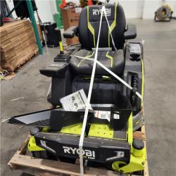 Dallas Location - As-Is RYOBI RYRM8001 80V HP Brushless 30 Inch  Riding Mower