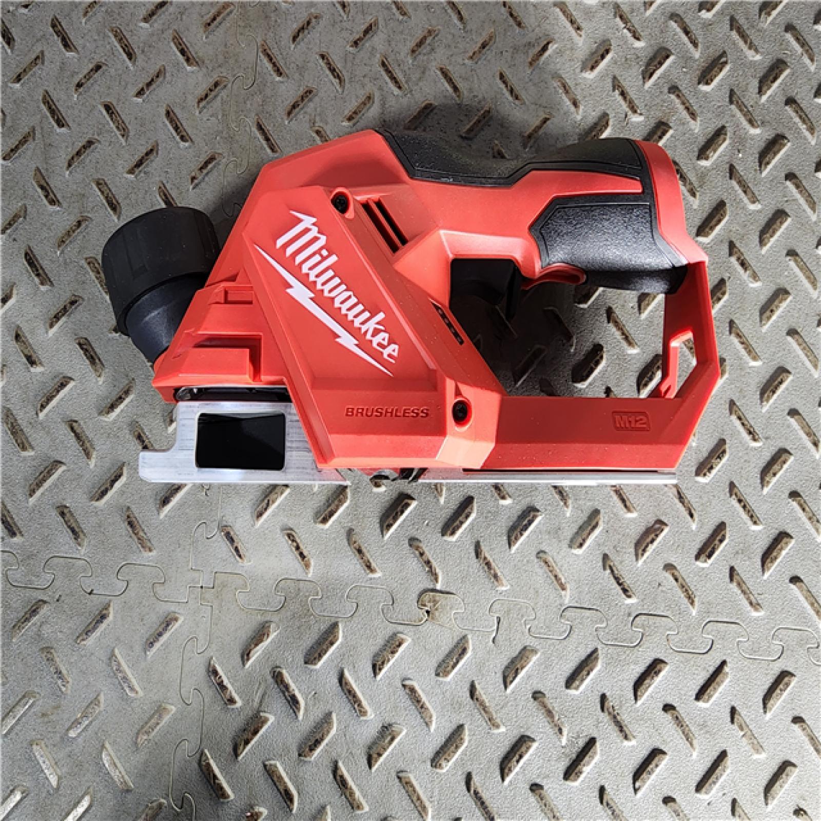 HOUSTON LOCATION - AS-IS Milwaukee M12 Brushless 2-inch Planer, Tool Only