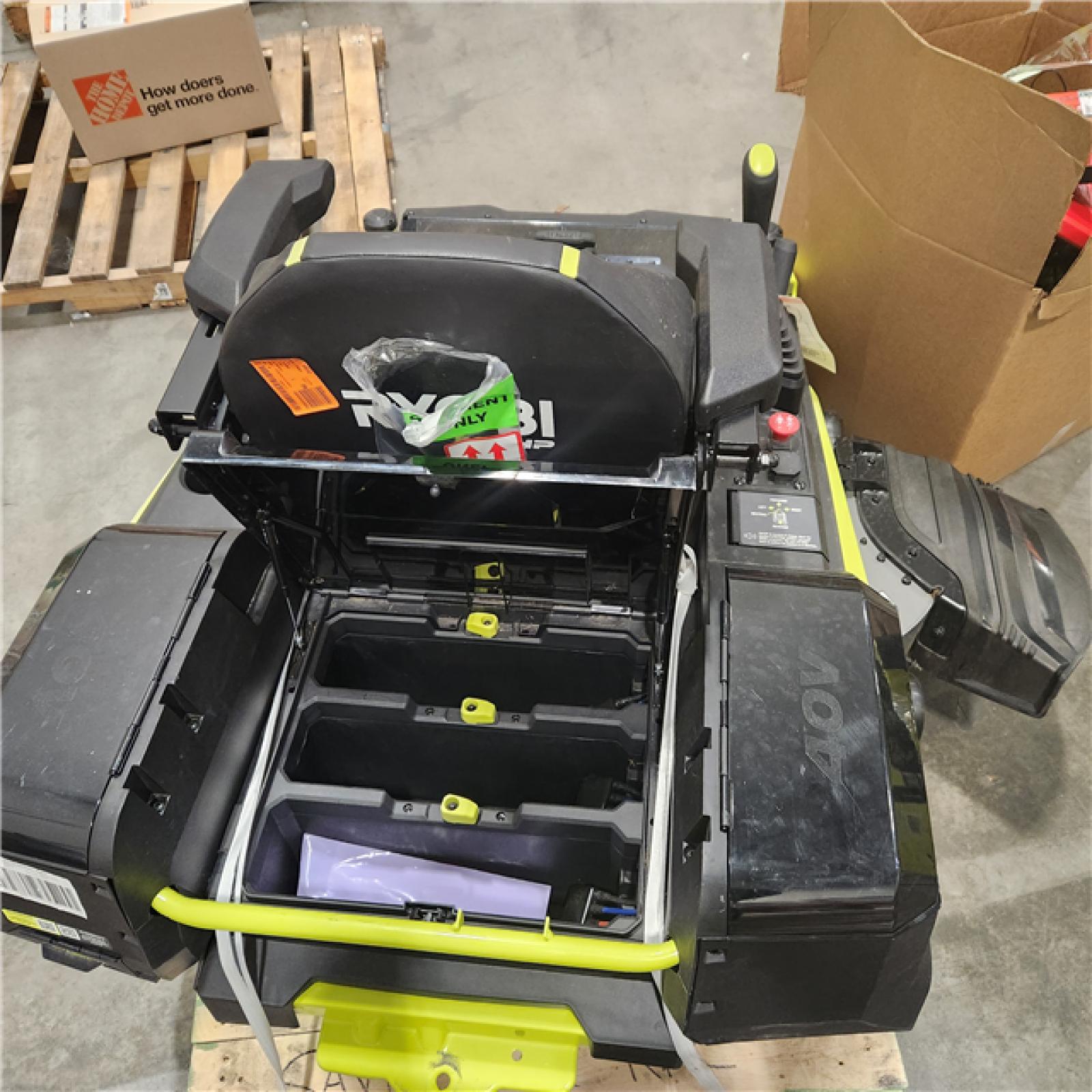 Dallas Location - As-Is Ryobi Z54LI Electric Zero Turn Mower