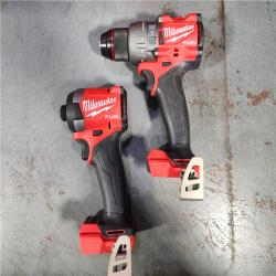 HOUSTON LOCATION - AS-IS (APPEARS LIKE NEW) Milwaukee M18 FUEL 18V Lithium-Ion Brushless Cordless Hammer Drill and Impact Driver Combo Kit (2-Tool) with 2 Batteries