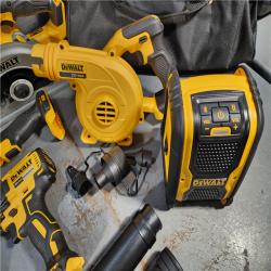 HOUSTON LOCATION - AS-IS (APPEARS LIKE NEW) DEWALT 20-Volt Max Lithium-Ion 10-Tool Cordless Combo Kit with Two 2.0 Ah Batteries, Charger and 2 Bags