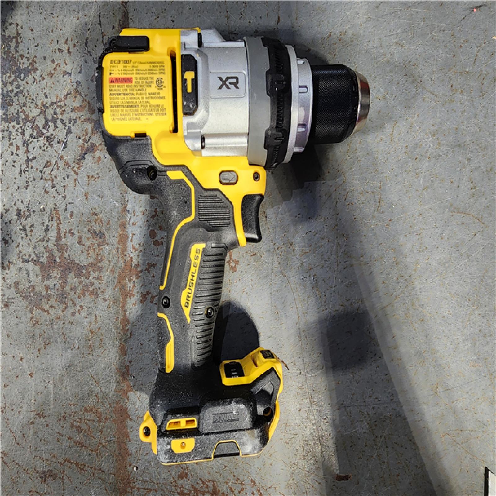 HOUSTON LOCATION - AS-IS DEWALT 20V XR Lithium-Ion Cordless Hammer Drill Kit with 8.0 Ah Battery, Charger and Kit Bag