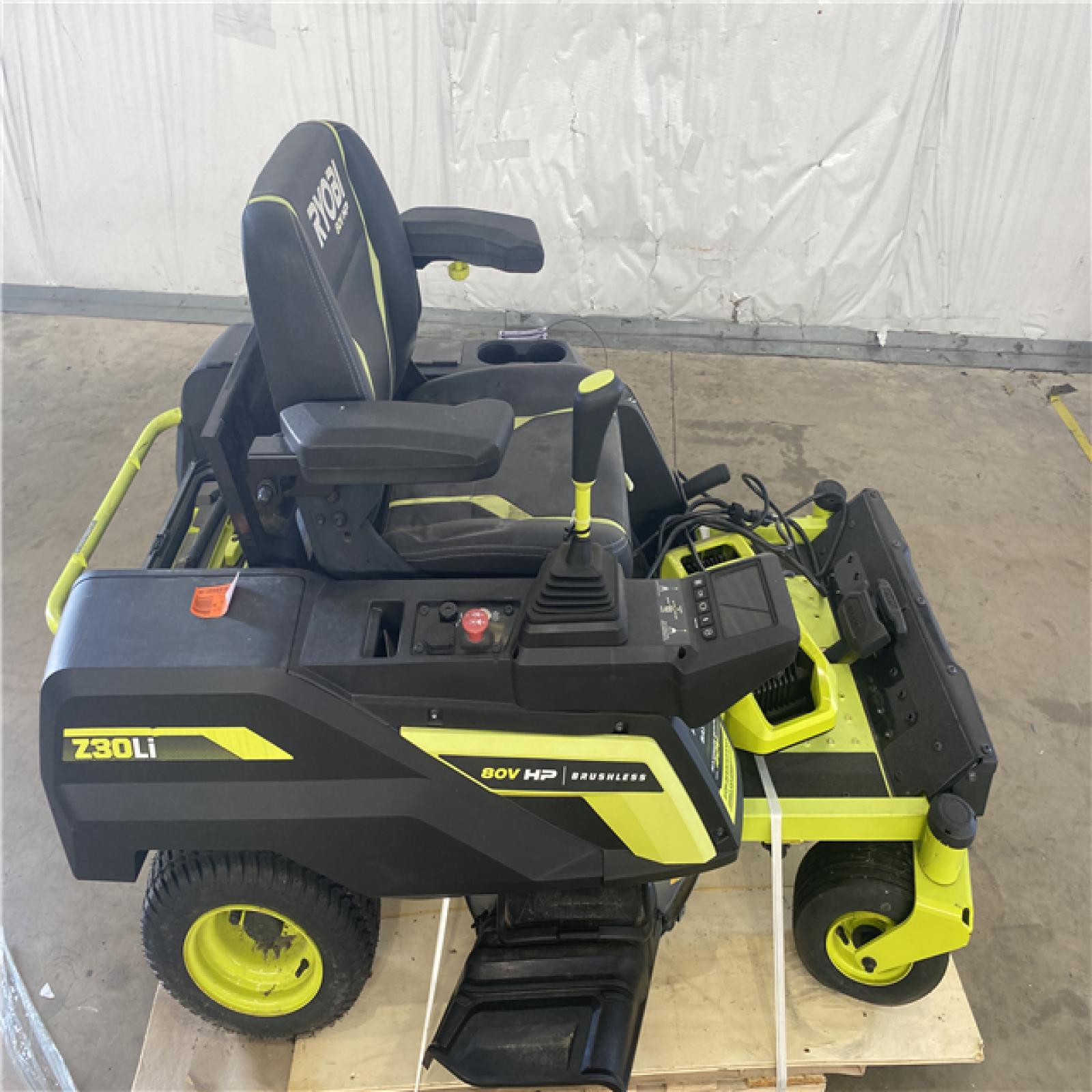 Houston Location - AS-IS Ryobi 80V Brushless Electric Zero Turn Riding Mower