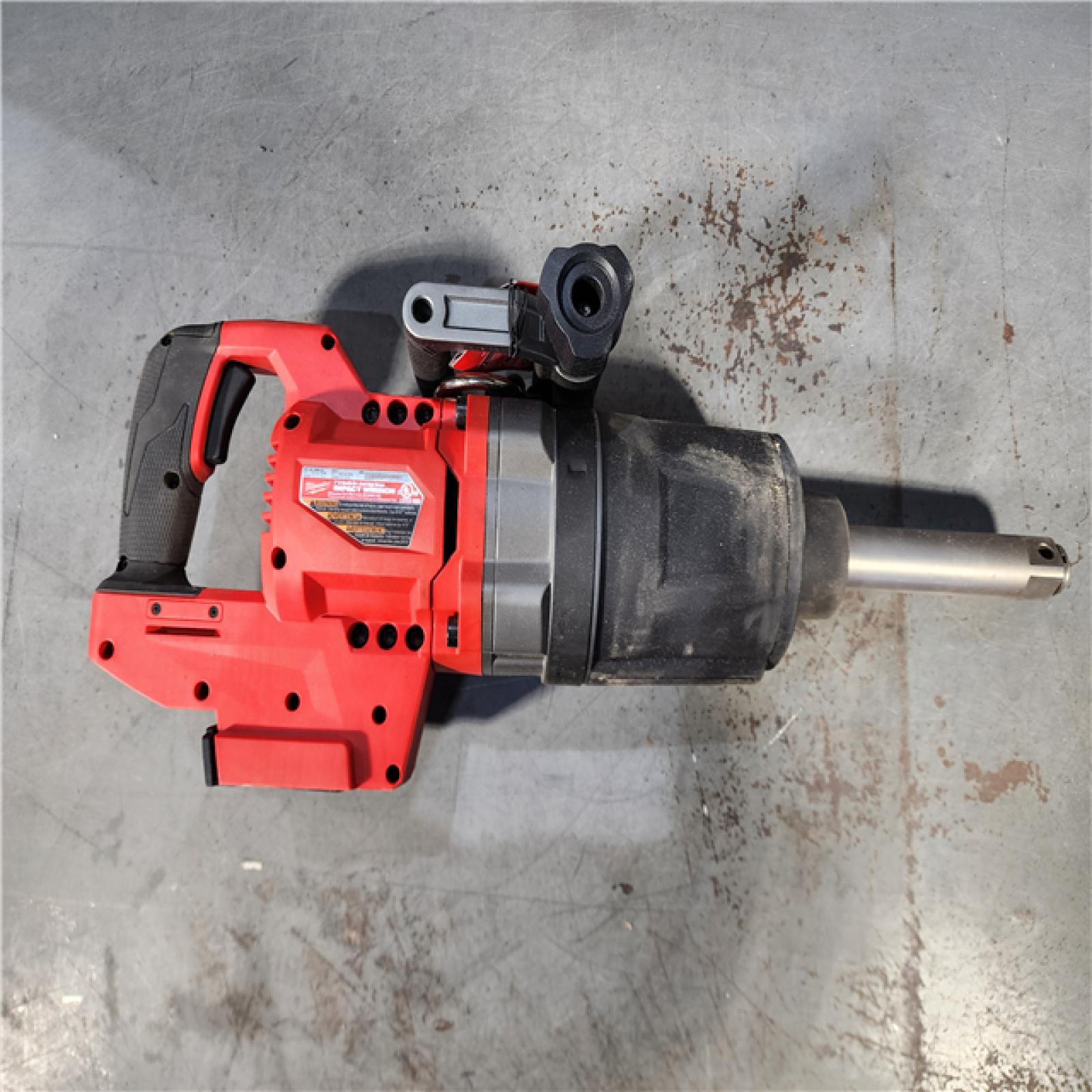 HOUSTON LOCATION - AS-IS Milwaukee 2869-20 M18 FUEL 18V Lithium-Ion Brushless Cordless 1 in. Impact Wrench Extended Reach D-Handle (Tool-Only)