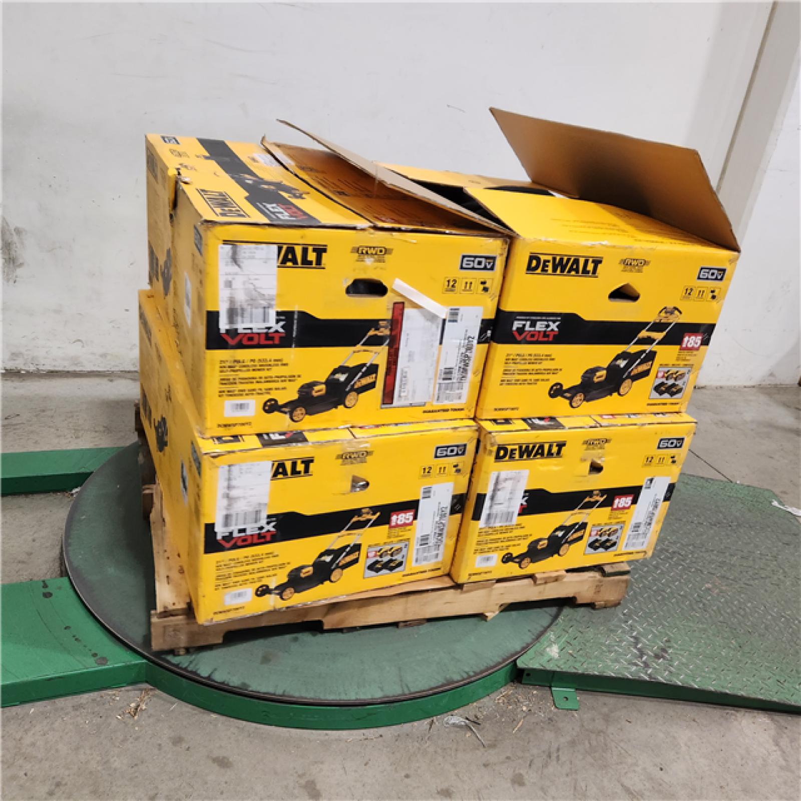 Dallas Location - As-Is DEWALT FLEXVOLT 21 in. 60-Volt Self-Propelled Lawn Mower-Tool Only(Lot Of 4)