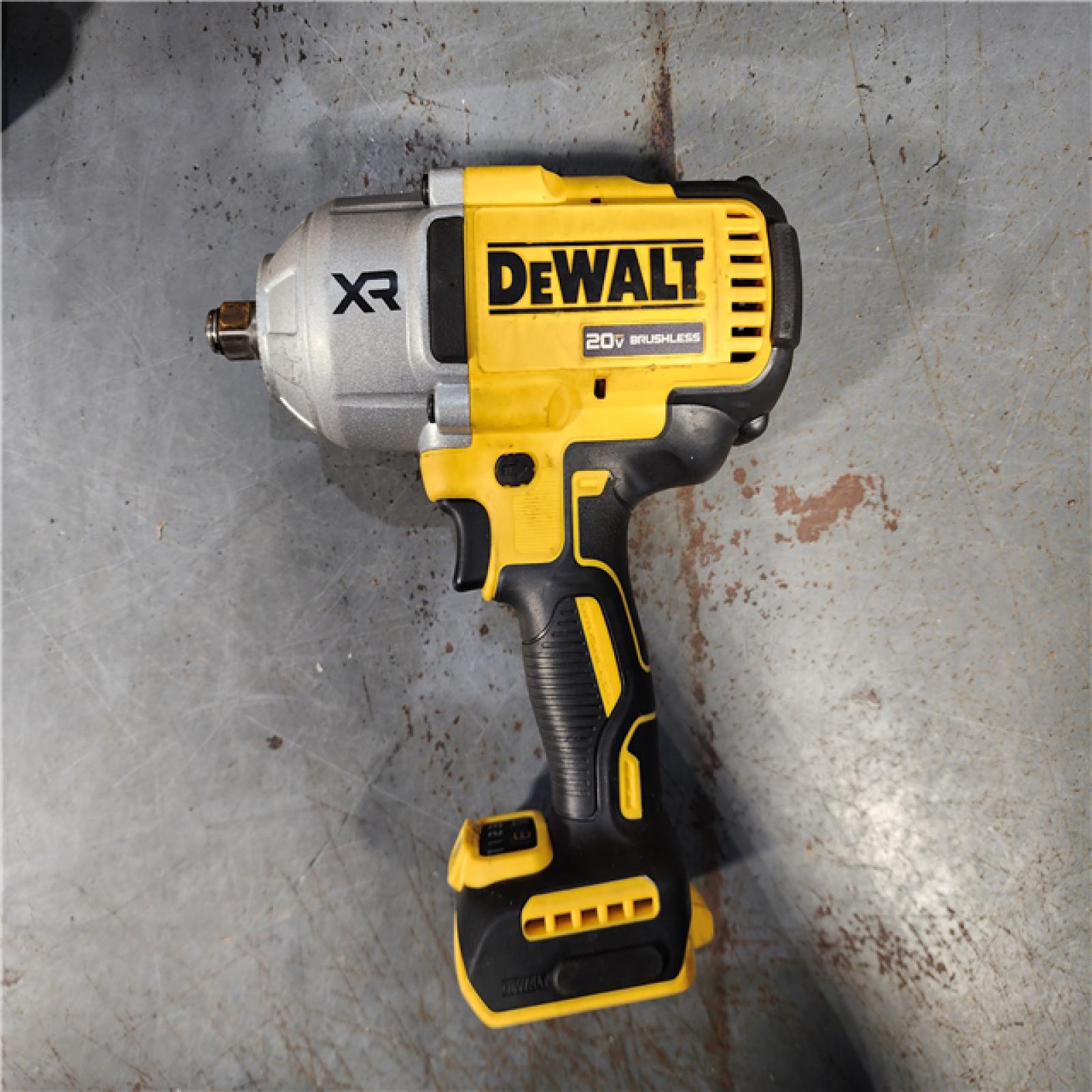 HOUSTON LOCATION - AS-IS DEWALT 20V MAX* XR 1/2  High Torque Impact Wrench with Hog Ring Anvil